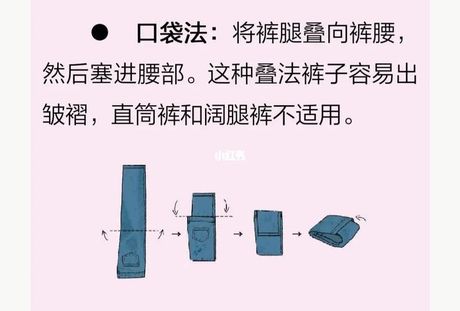 如何将裤子叠成卷：节省空间与整理技巧