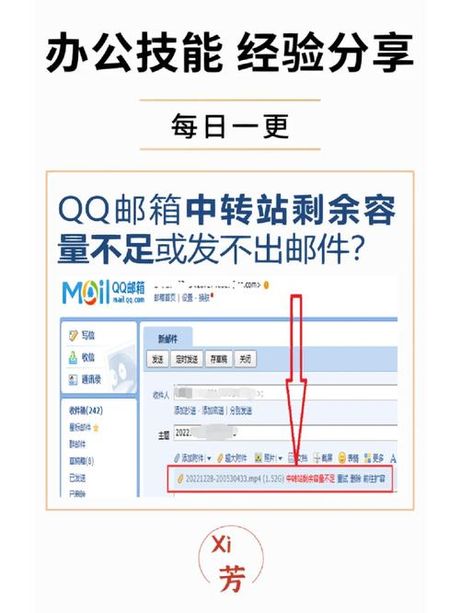 QQ邮箱中转站剩余容量不足解决方法