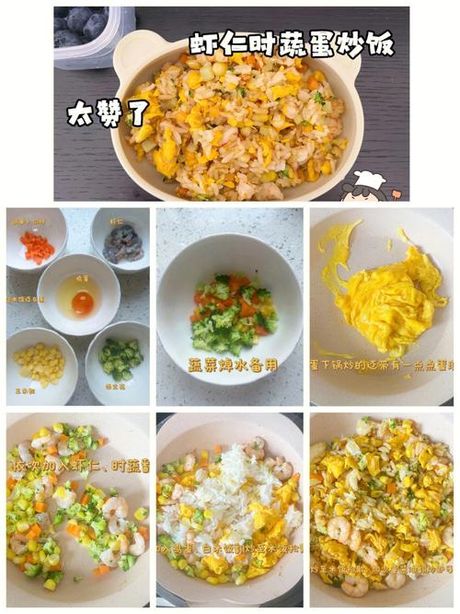 鸡蛋炒饭的制作方法